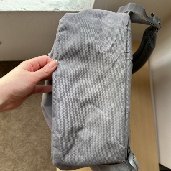 Herschel Settlement backpack in gray with totoro and strawberry patches - Picture 8 of 8